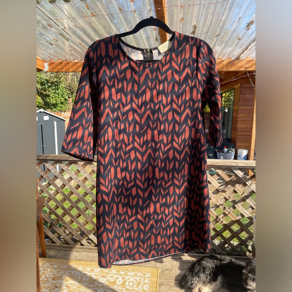 Patterned tunic dress